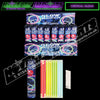 288/pc mixed colour 8" Chemical Glow stick Bracelet with connectors