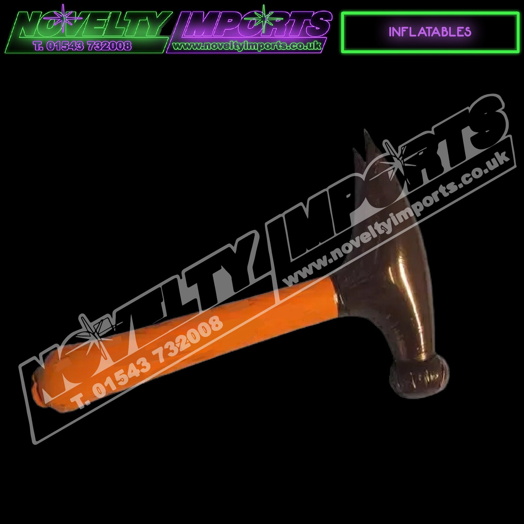 Traditional Inflatable Blow Up Win Fairground Hammer – Novelty Imports UK