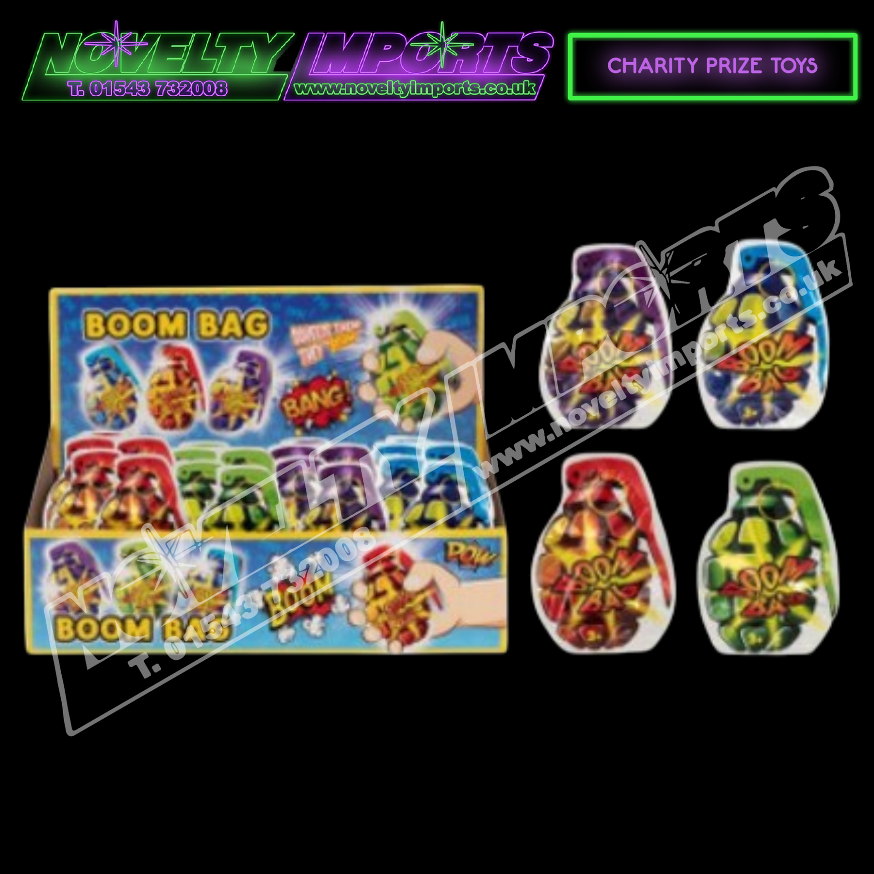 100/pc Boom Bag Exploding Toy Sachet Joke Toy – Novelty Imports UK